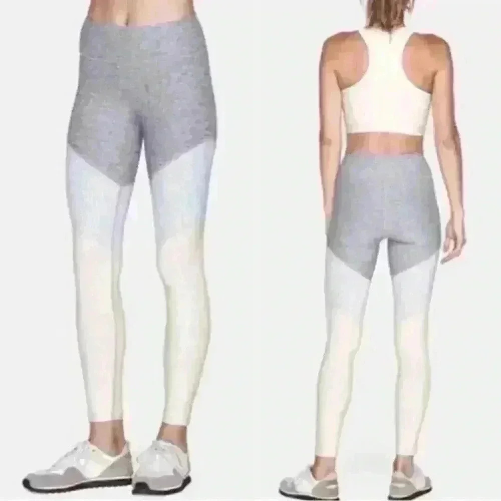 OUTDOOR VOICES 7/8 Springs Compression Leggings Ash Dove Oatmeal XS Athleisure